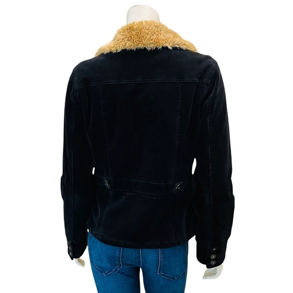 Corduroy and Faux Fur Jacket - Picture 6 of 12